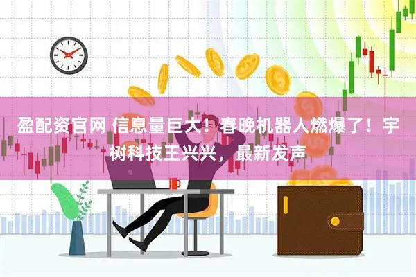 盈配资官网 信息量巨大！春晚机器人燃爆了！宇树科技王兴兴，最新发声